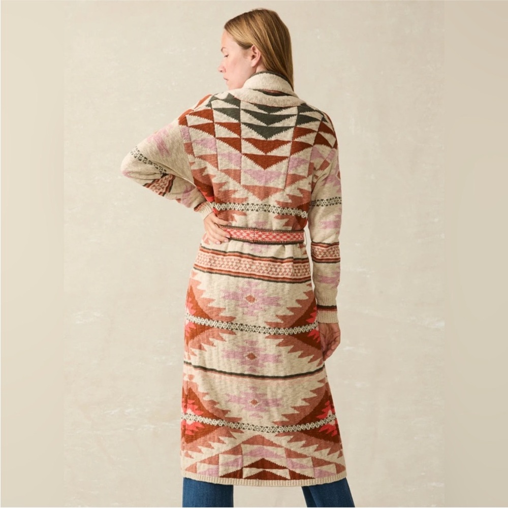 Faherty // B. Yellowtail Paloma Duster - Desert Horizon - XS